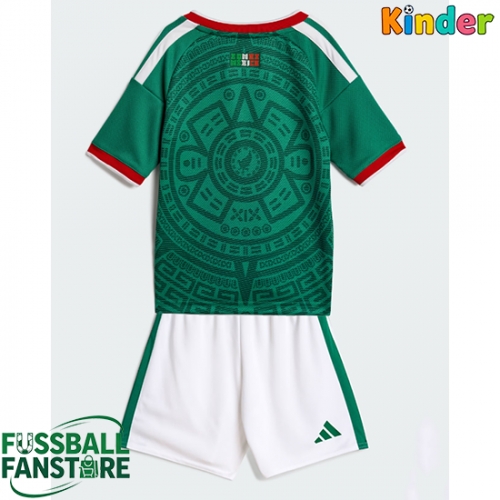 Mexiko Replik Heimtrikot Kinder WM 2026 Kurzarm (+ Kurze Hosen)